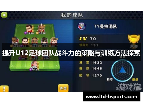 提升U12足球团队战斗力的策略与训练方法探索